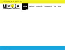 Tablet Screenshot of mimozadanismanlik.com